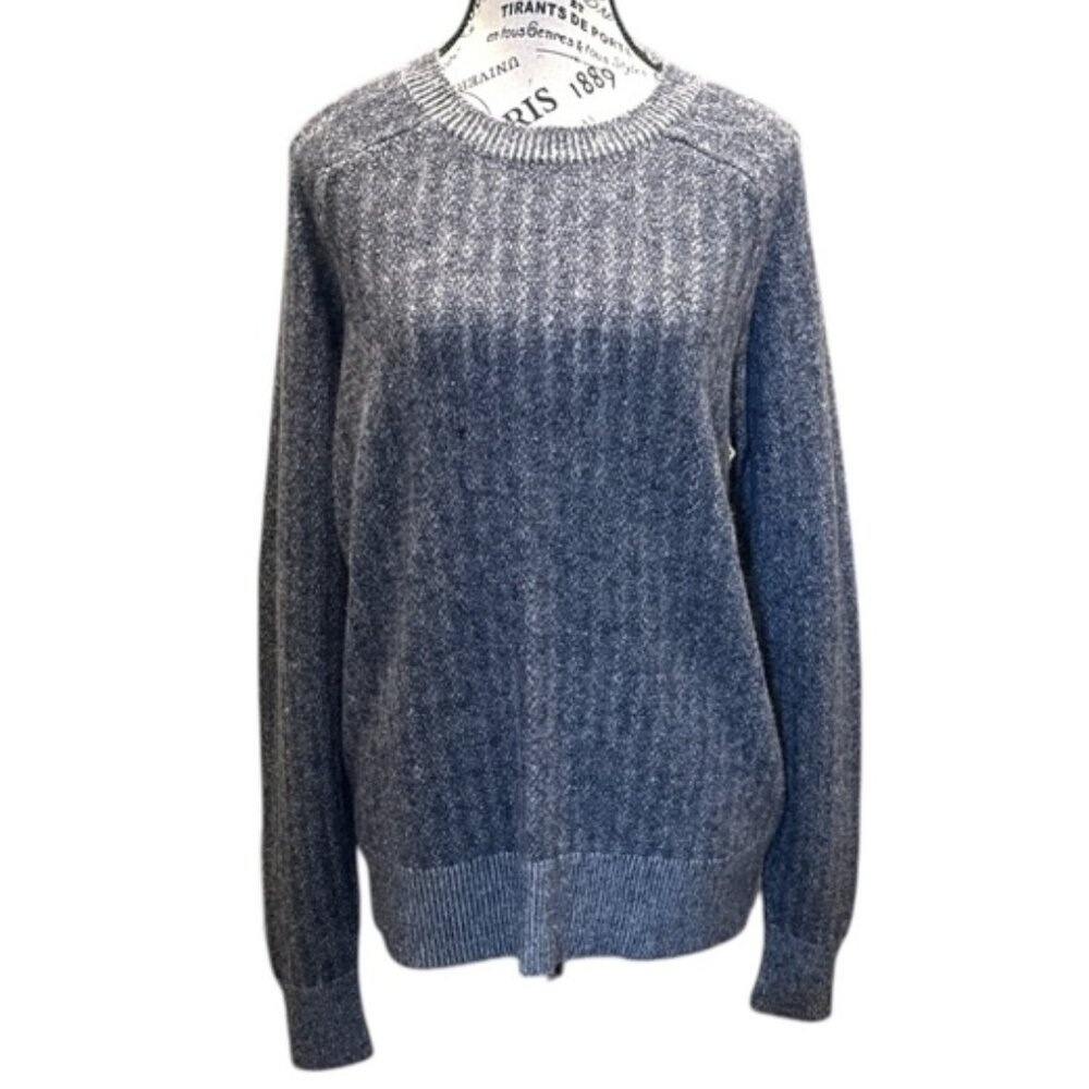 J. Crew Cashmere Sweater with Elbow Patch Detail - size XL